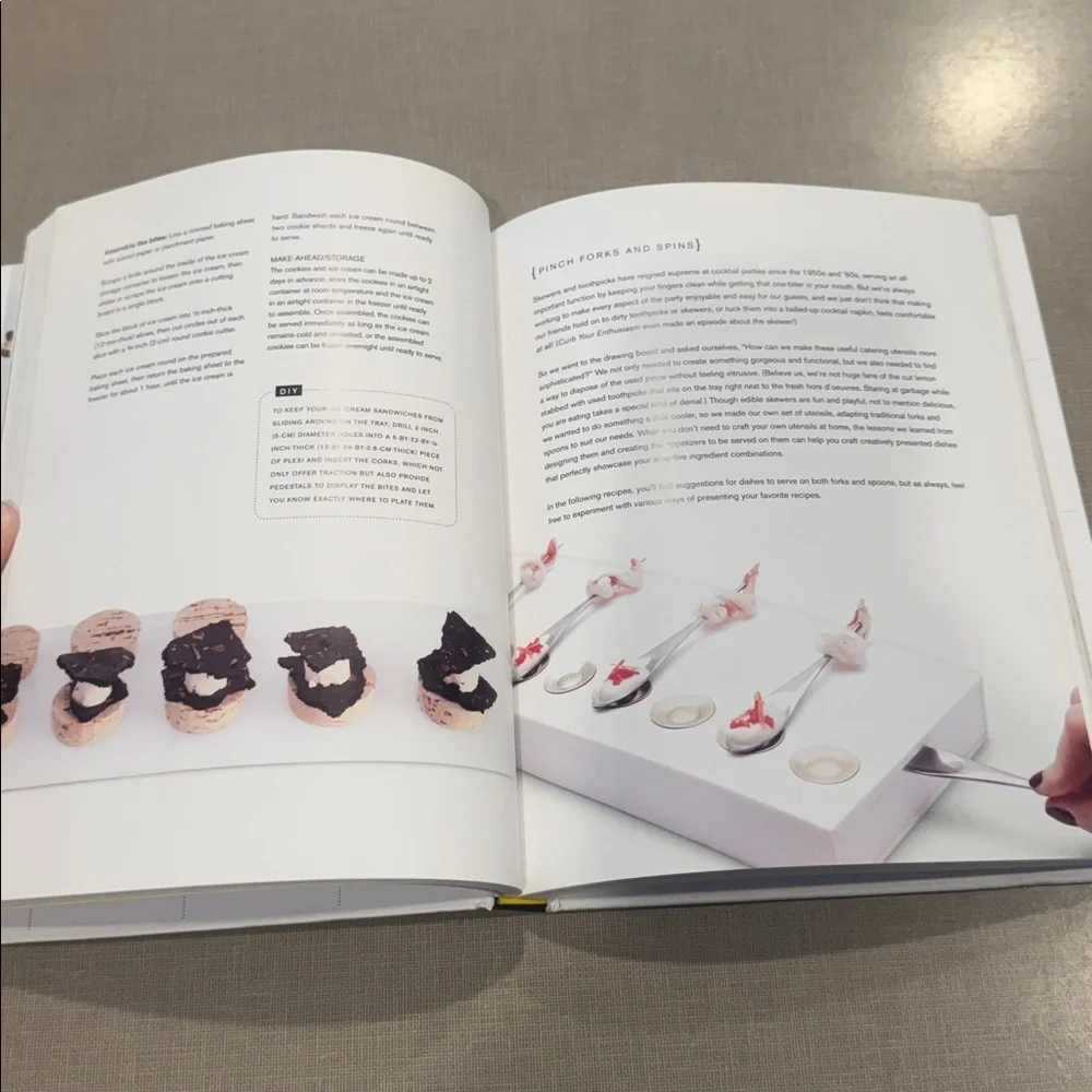 Inspired Bites Cookbook - White Hardcover